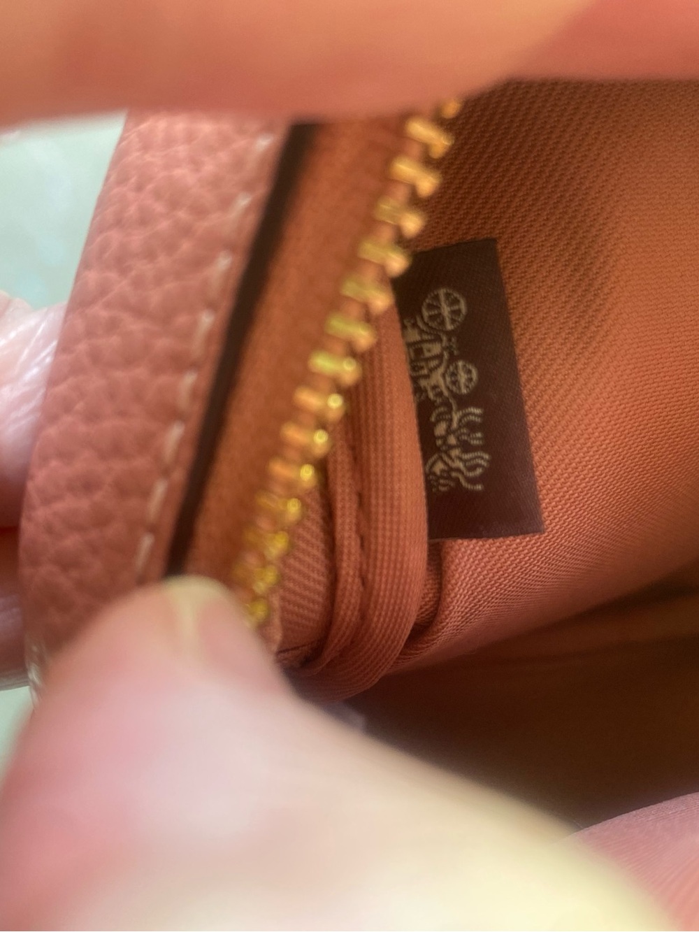 Coach Pink Pebbled Leather Mini Backpack Bag Charm - Picture 6 of 7